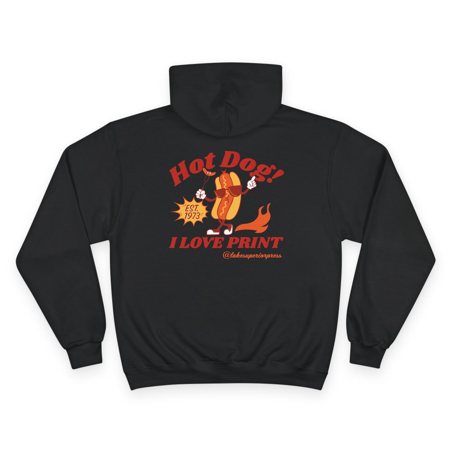 Hot Dog! I Love Print Hoodie