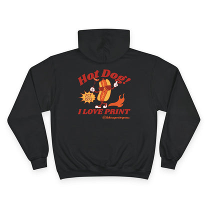 Hot Dog! I Love Print Hoodie